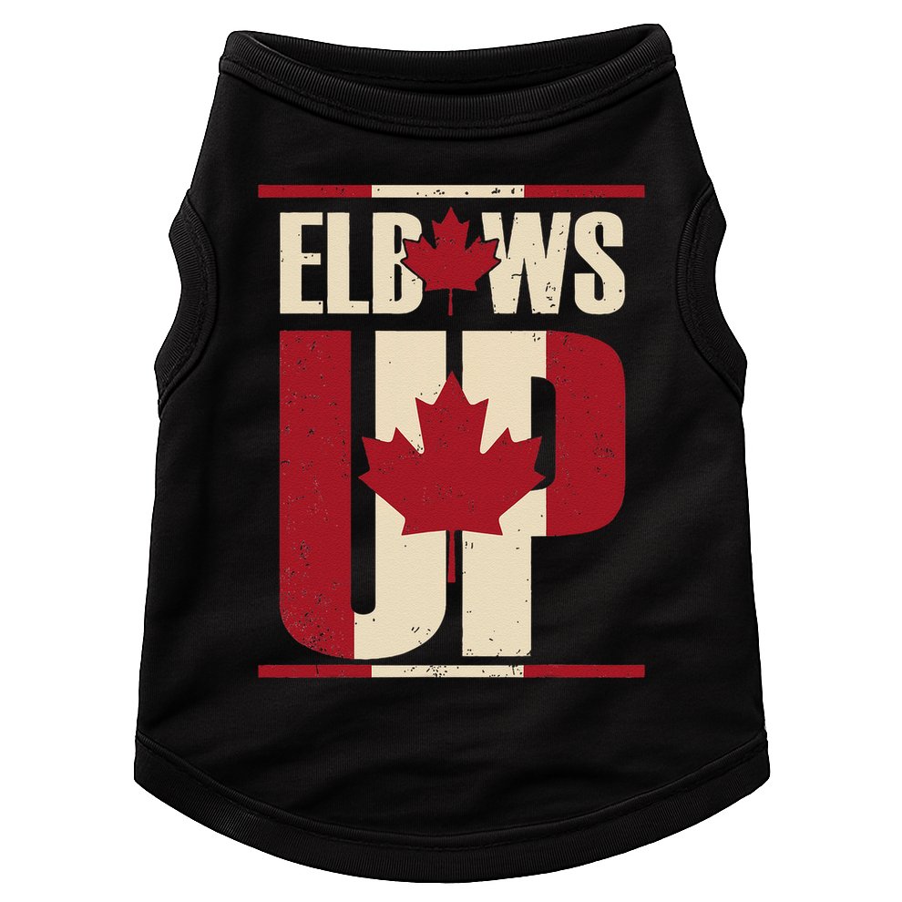 Elbows Up Canada Est 1867 Proud Canadian Strong Canada Doggie Tank