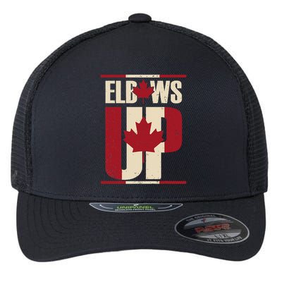 Elbows Up Canada Est 1867 Proud Canadian Strong Canada Flexfit Unipanel Trucker Cap