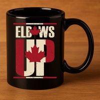 Elbows Up Canada Est 1867 Proud Canadian Strong Canada 11oz C Handle Ceramic Mug