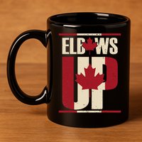 Elbows Up Canada Est 1867 Proud Canadian Strong Canada 11oz C Handle Ceramic Mug