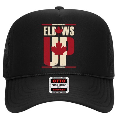 Elbows Up Canada Est 1867 Proud Canadian Strong Canada Trucker Hat