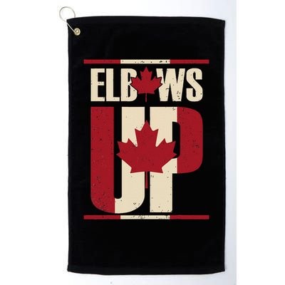 Elbows Up Canada Est 1867 Proud Canadian Strong Canada Golf Towel