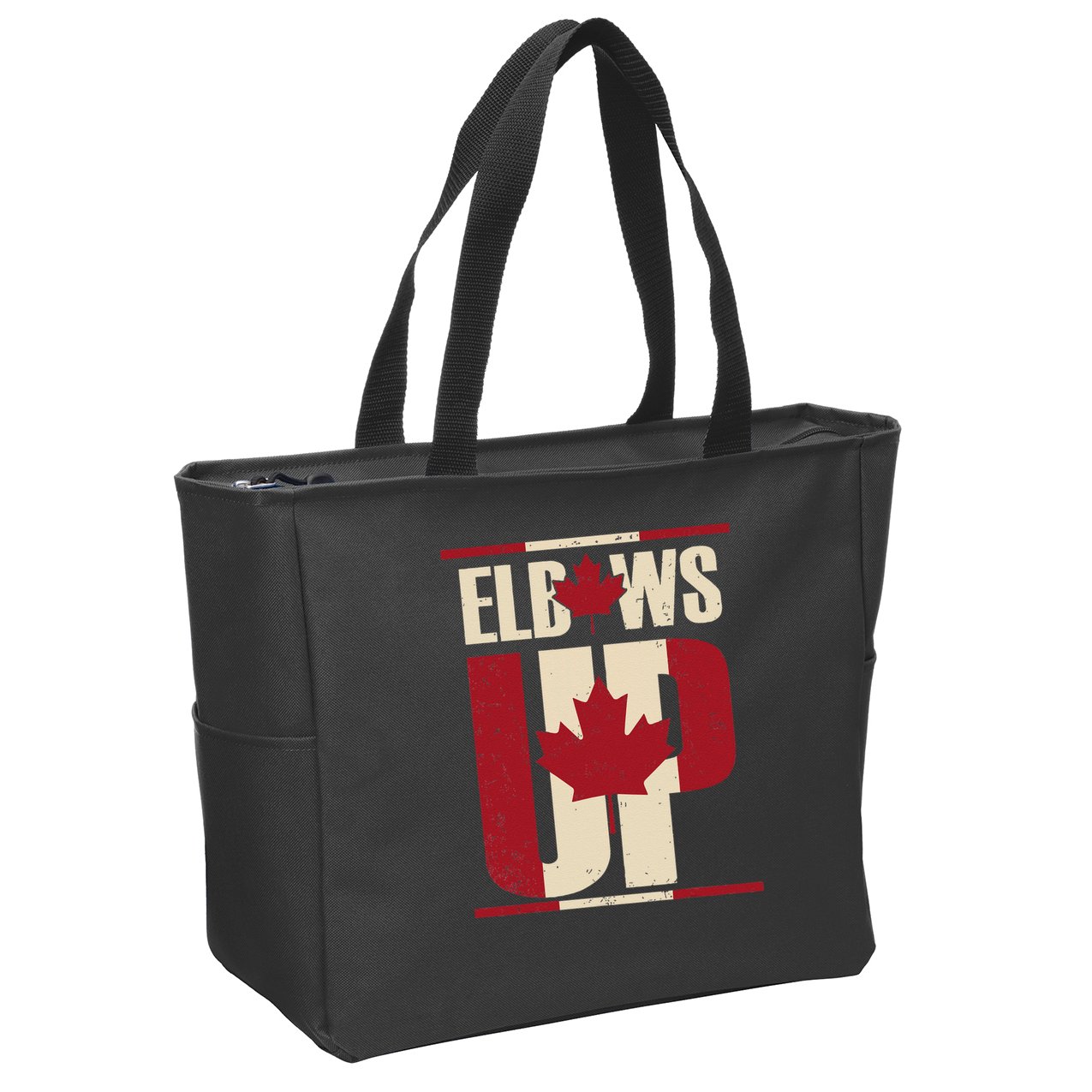 Elbows Up Canada Est 1867 Proud Canadian Strong Canada Zip Tote Bag