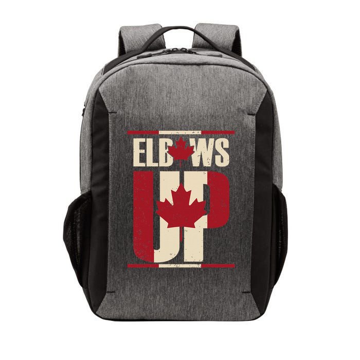 Elbows Up Canada Est 1867 Proud Canadian Strong Canada Vector Backpack