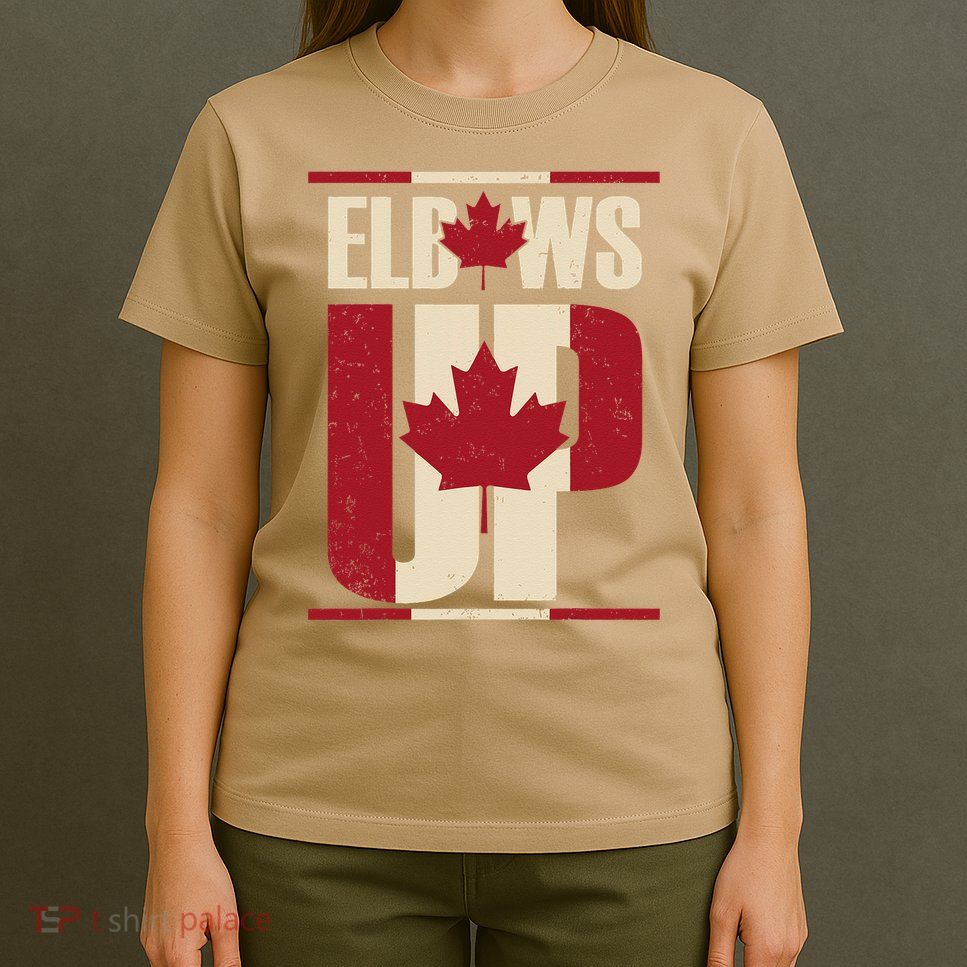 Elbows Up Canada Est 1867 Proud Canadian Strong Canada T-Shirt