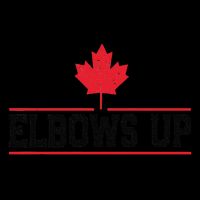Elbows Up Canada True North Strong and Free Proud Canadian City Backpack