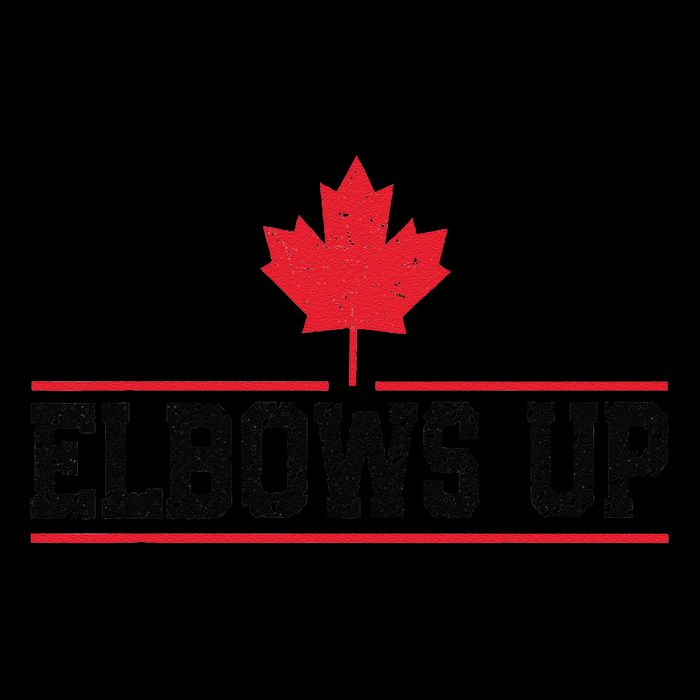 Elbows Up Canada True North Strong and Free Proud Canadian Impact Tech Backpack