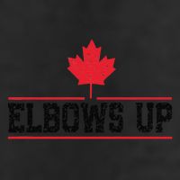 Elbows Up Canada True North Strong and Free Proud Canadian Adult Drive Performance Visor