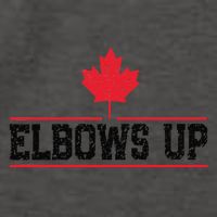 Elbows Up Canada True North Strong and Free Proud Canadian Vector Backpack