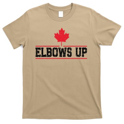 Elbows Up Canada True North Strong and Free Proud Canadian T-Shirt
