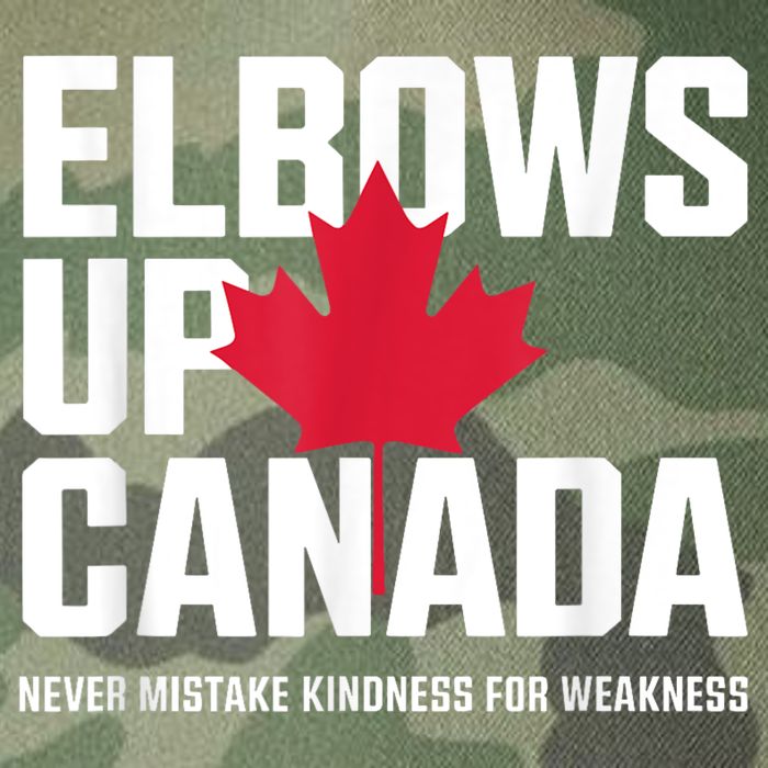 Elbows Up Canada Never Mistake Kindness for Weakness Legacy Tie Dye Trucker Hat