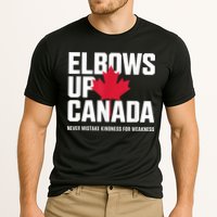 Elbows Up Canada Never Mistake Kindness for Weakness Performance Shirt