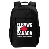 Elbows Up Canada Never Mistake Kindness for Weakness Backpack
