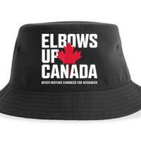 Elbows Up Canada Never Mistake Kindness for Weakness Sustainable Bucket Hat