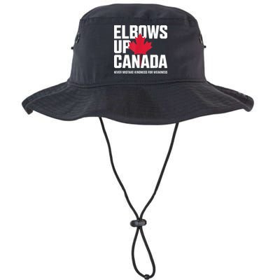 Elbows Up Canada Never Mistake Kindness for Weakness Bucket Hat