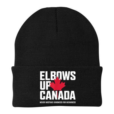 Elbows Up Canada Never Mistake Kindness for Weakness Beanie