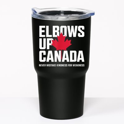 Elbows Up Canada Never Mistake Kindness for Weakness Tumbler