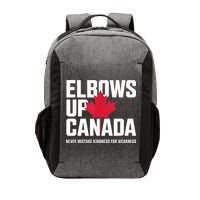 Elbows Up Canada Never Mistake Kindness for Weakness Vector Backpack