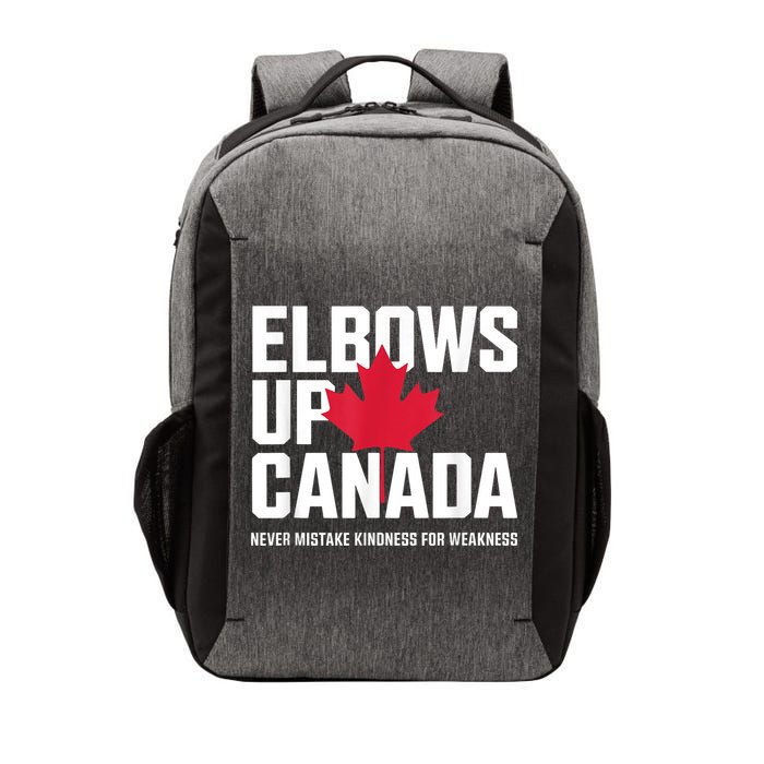Elbows Up Canada Never Mistake Kindness for Weakness Vector Backpack