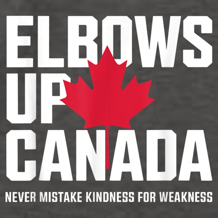Elbows Up Canada Never Mistake Kindness for Weakness Vector Backpack