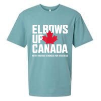 Elbows Up Canada Never Mistake Kindness for Weakness Sueded Cloud Jersey T-Shirt
