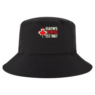Elbows Up Canada Est 1867 Proud Canadian Strong Canada Cool Comfort Performance Bucket Hat