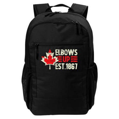 Elbows Up Canada Est 1867 Proud Canadian Strong Canada Backpack
