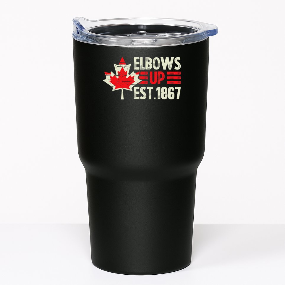Elbows Up Canada Est 1867 Proud Canadian Strong Canada Tumbler