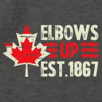 Elbows Up Canada Est 1867 Proud Canadian Strong Canada Vector Backpack