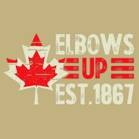 Elbows Up Canada Est 1867 Proud Canadian Strong Canada Hoodie