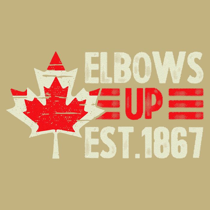 Elbows Up Canada Est 1867 Proud Canadian Strong Canada Hoodie