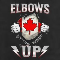 Elbows Up Canada Maple Leaf Strong North Pride Cool Comfort Performance Bucket Hat