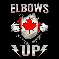 Elbows Up Canada Maple Leaf Strong North Pride Performance Shirt