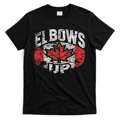 Elbows Up Canada Vintage Distressed Canadian Pride T-Shirt