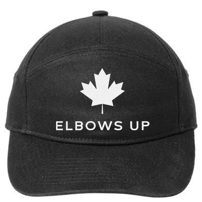 Elbows Up Canada 7-Panel Snapback Hat