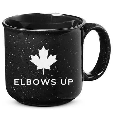 Elbows Up Canada 15oz Campfire Ceramic Mug