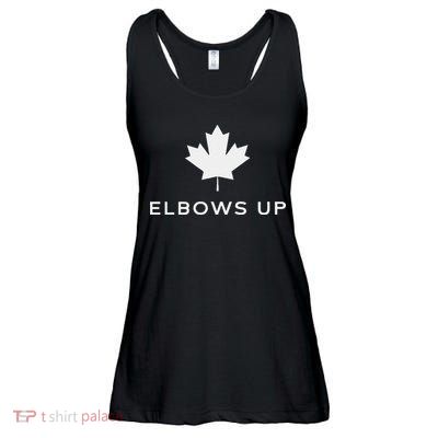 Elbows Up Canada Ladies Essential Flowy Tank