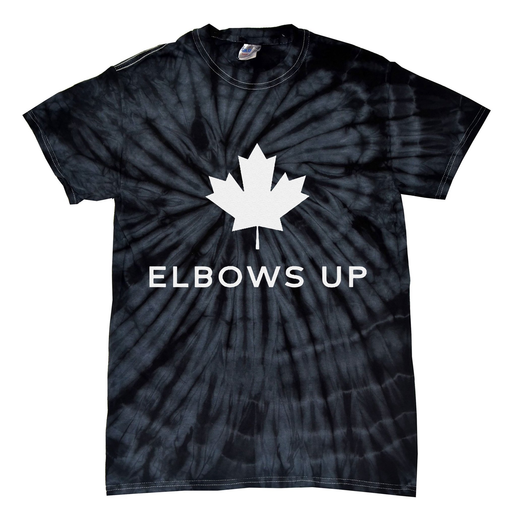 Elbows Up Canada Tie-Dye T-Shirt