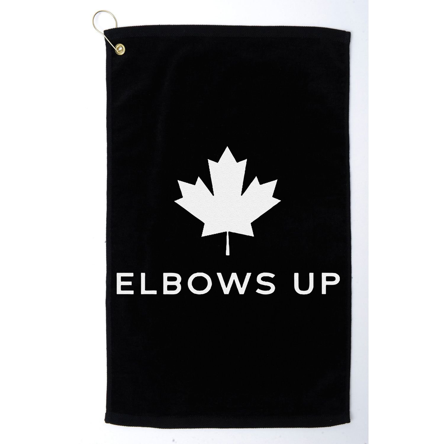 Elbows Up Canada Golf Towel