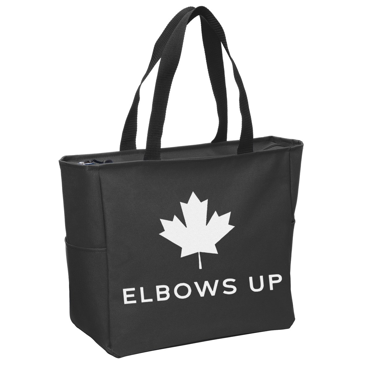 Elbows Up Canada Zip Tote Bag