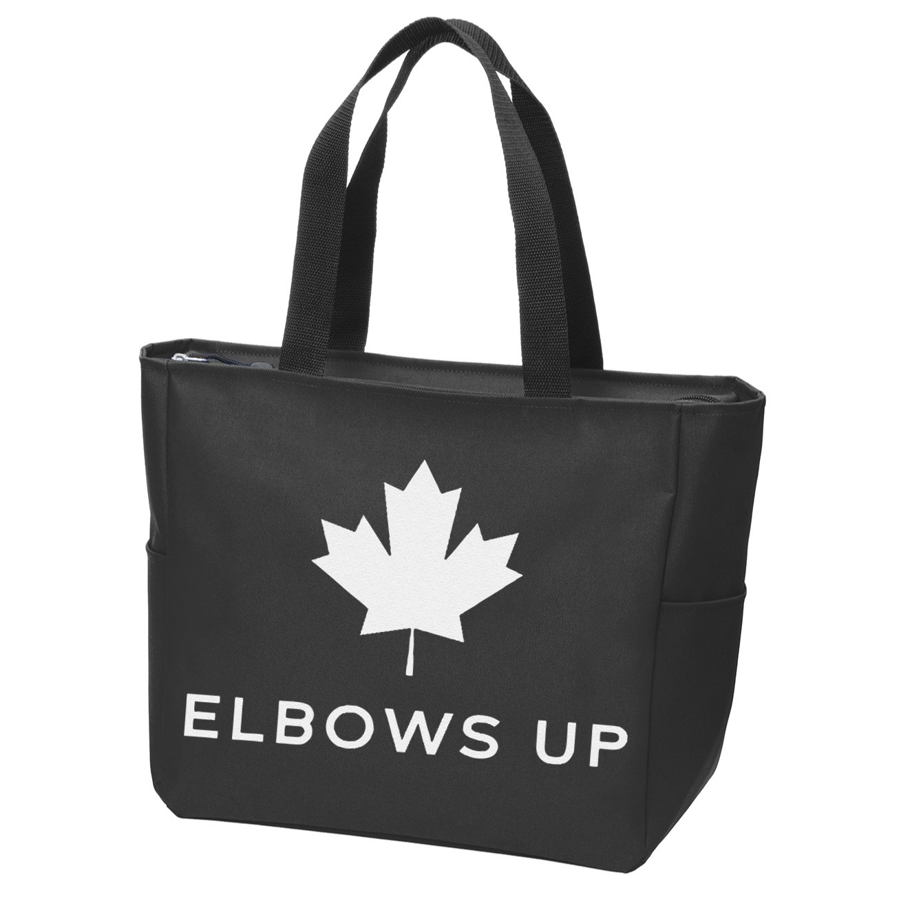 Elbows Up Canada Zip Tote Bag
