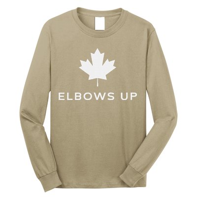 Elbows Up Canada Long Sleeve Shirt