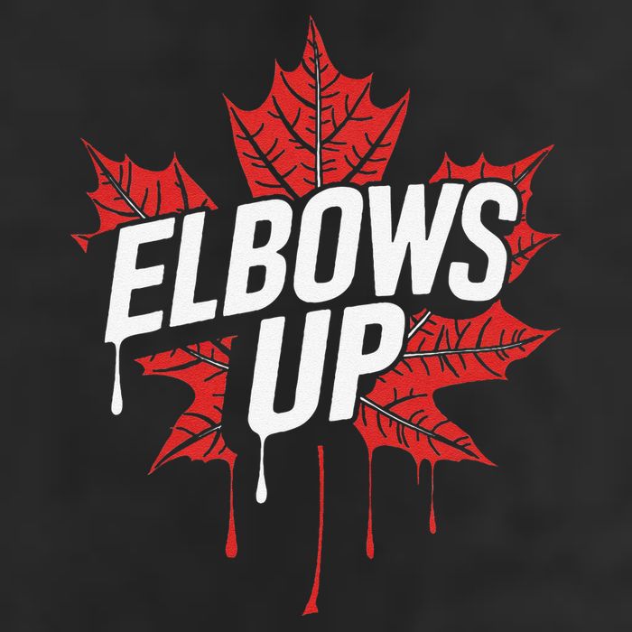 Elbows Up Canada Est 1867 Proud Canadian Strong Canada 7 Panel Mesh Trucker Snapback Hat