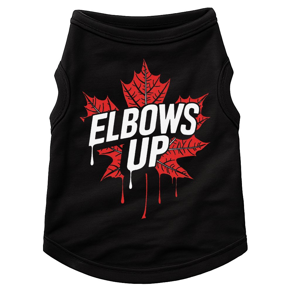 Elbows Up Canada Est 1867 Proud Canadian Strong Canada Doggie Tank