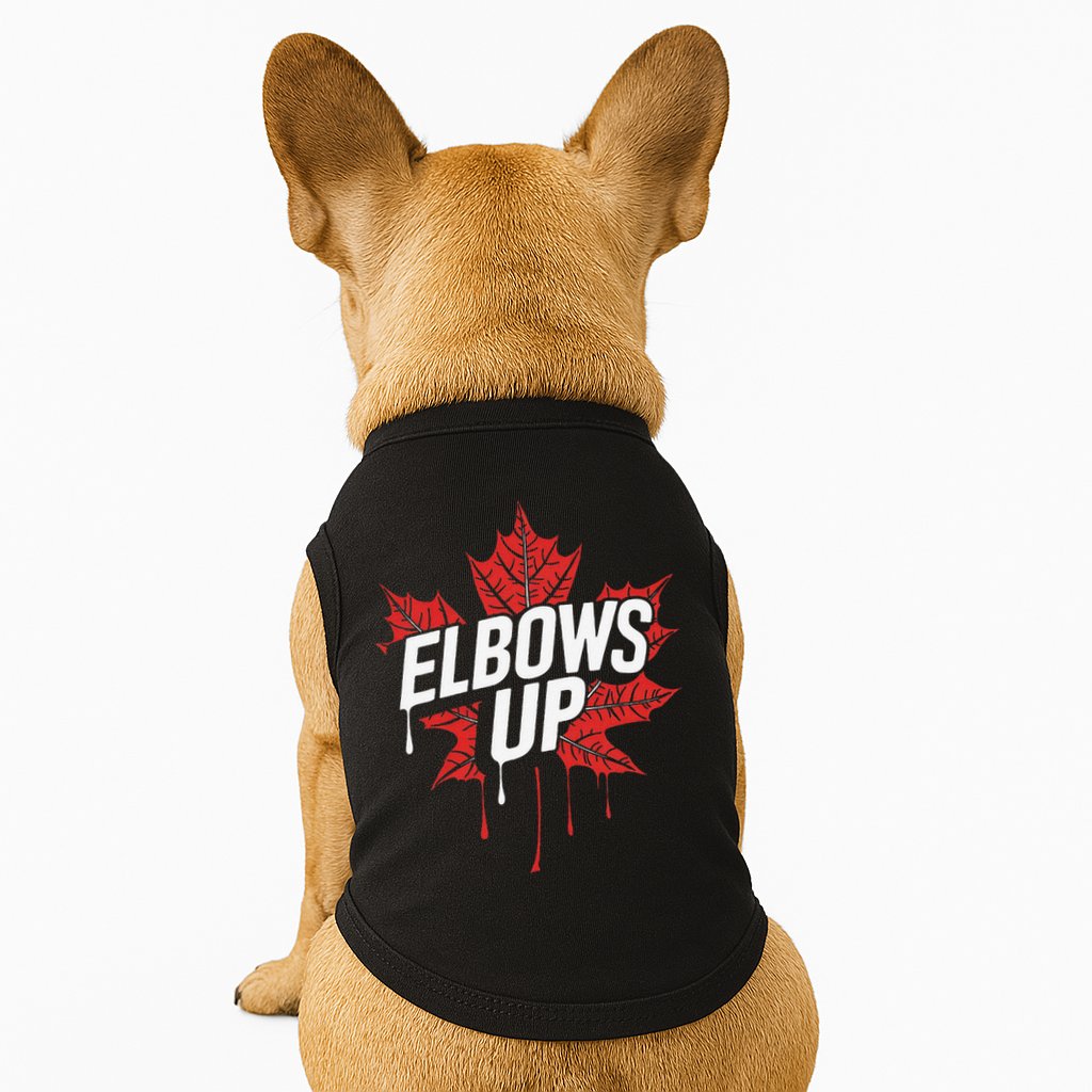 Elbows Up Canada Est 1867 Proud Canadian Strong Canada Doggie Tank