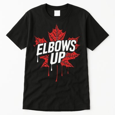 Elbows Up Canada Est 1867 Proud Canadian Strong Canada Tall T-Shirt