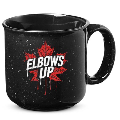Elbows Up Canada Est 1867 Proud Canadian Strong Canada 15oz Campfire Ceramic Mug