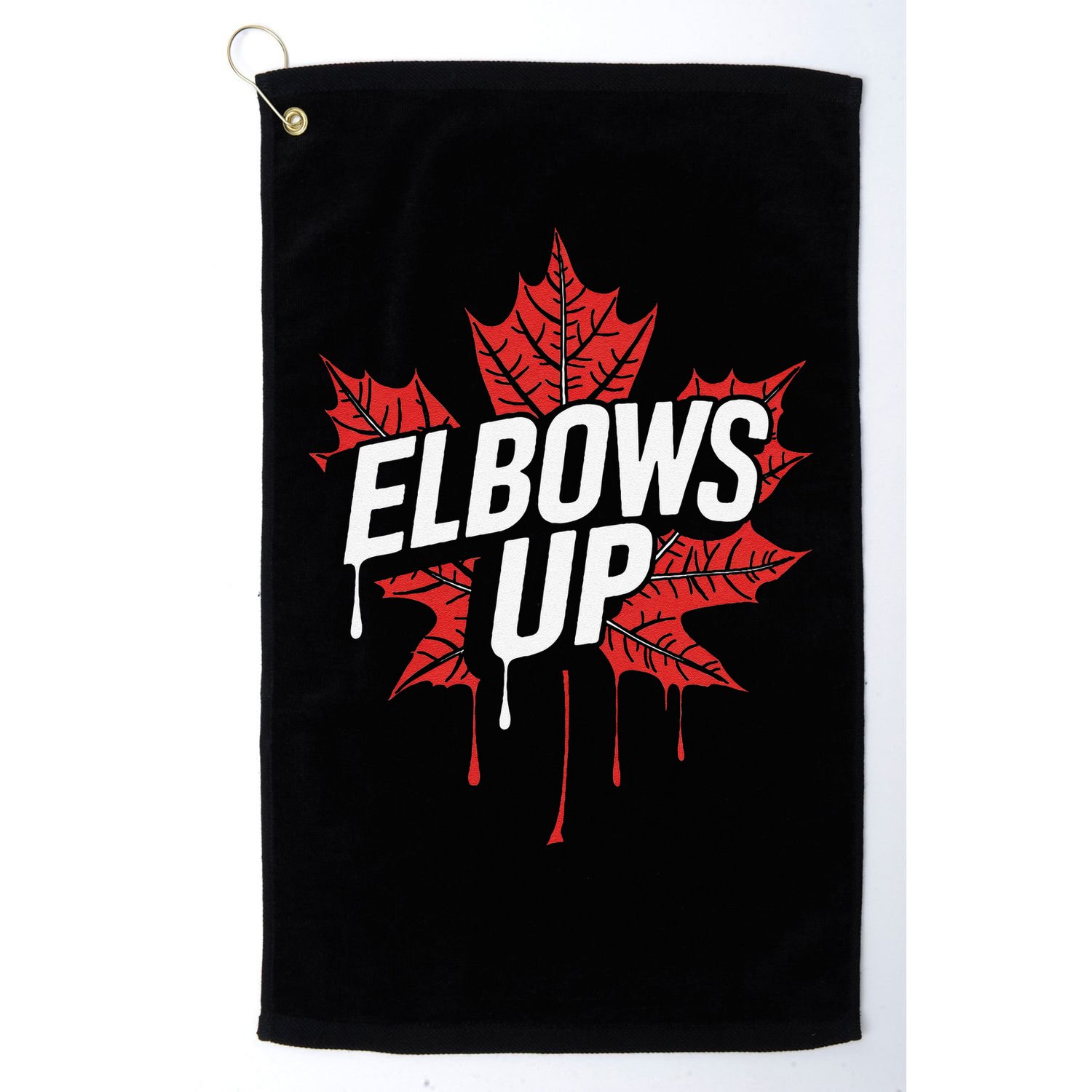 Elbows Up Canada Est 1867 Proud Canadian Strong Canada Golf Towel
