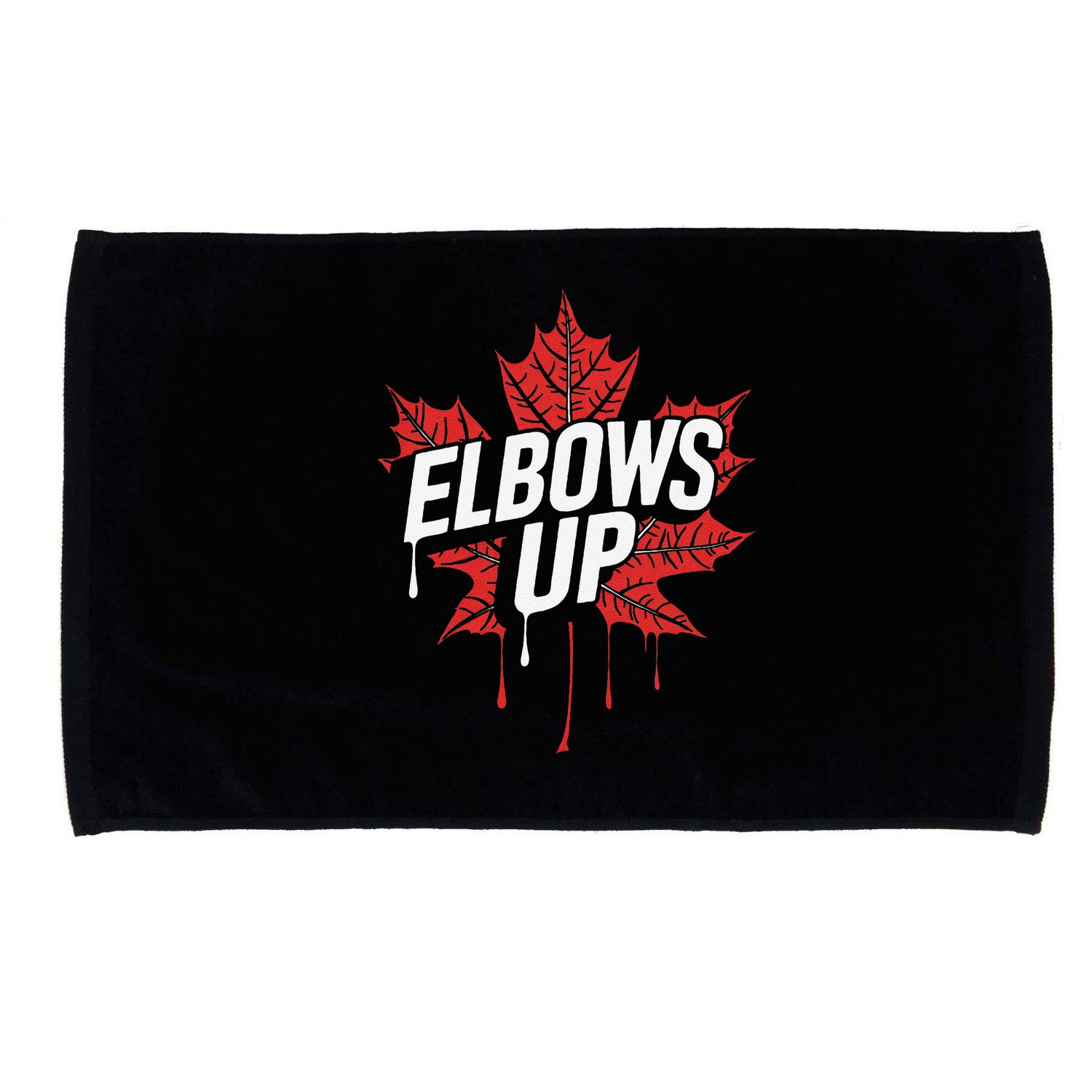 Elbows Up Canada Est 1867 Proud Canadian Strong Canada Microfiber Hand Towel