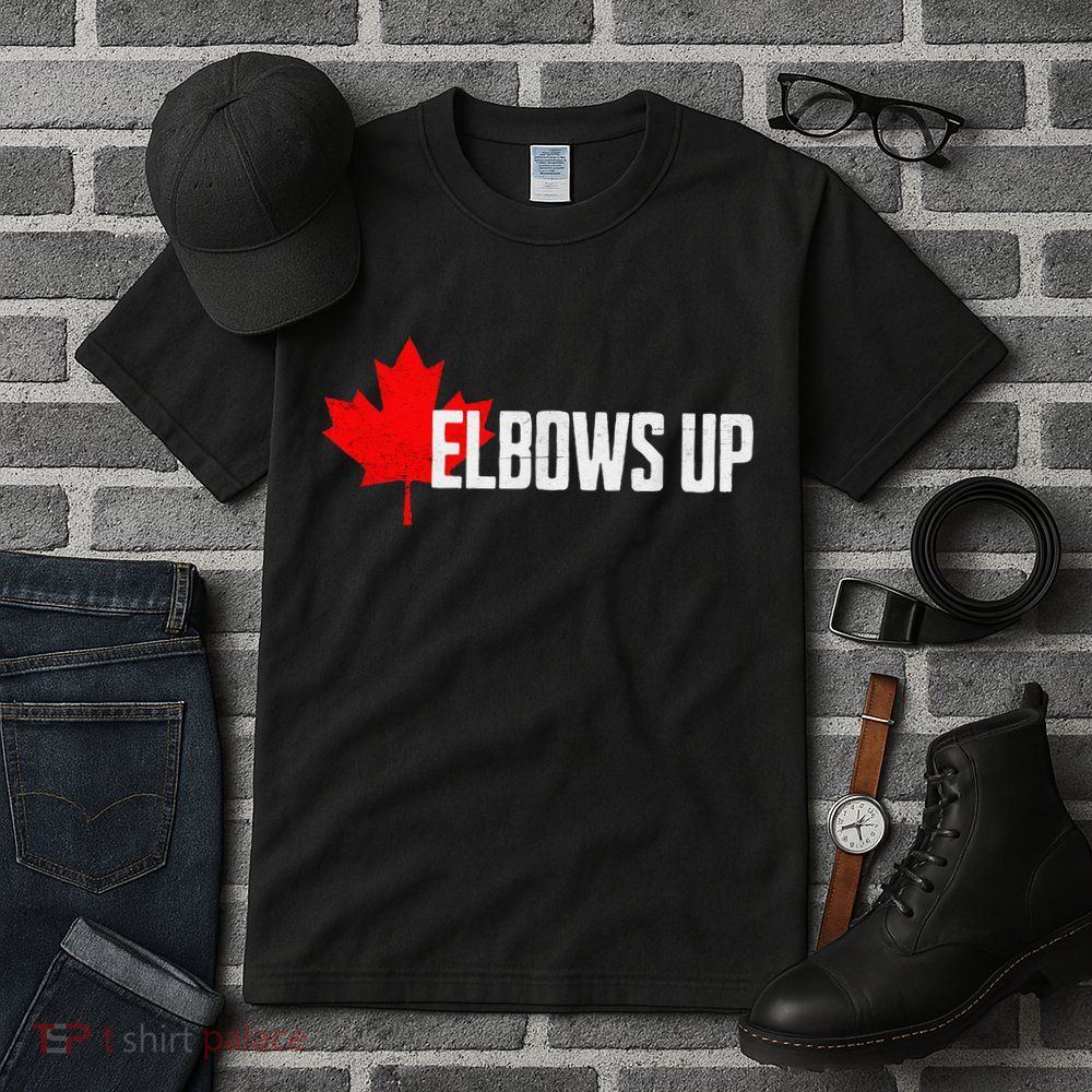 Elbows Up Canada True North Strong and Free Proud Canadian Tall T-Shirt